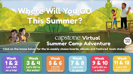 Thumbnail of the Capstone Virtual Summer Camp webpage