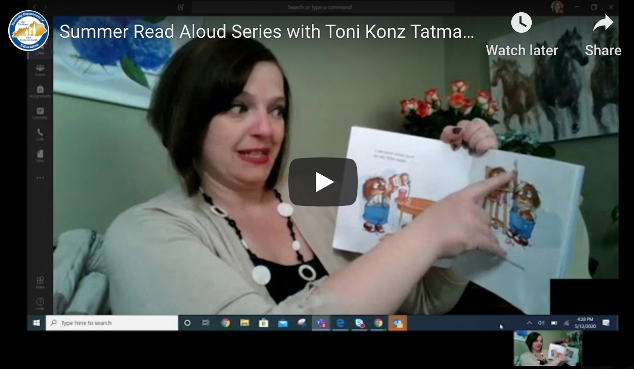 Toni Konz Tatman Reading Aloud All by Myself by Mercer Mayer