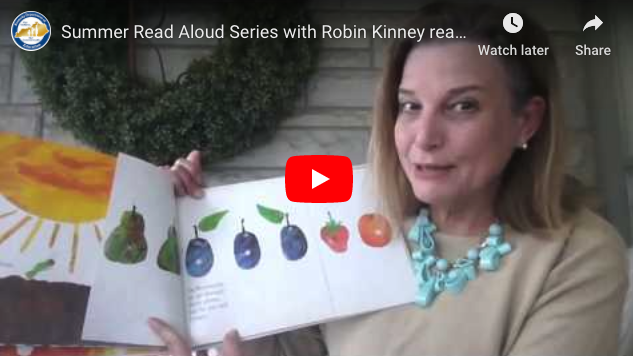 Robin Kinney Reading The Very Hungry Caterpillar by Eric Carle